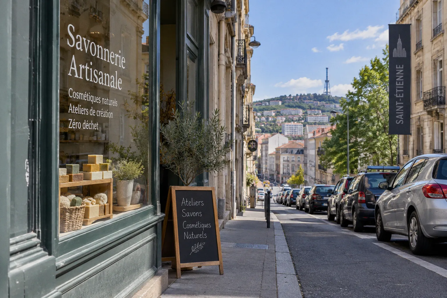 Atelier de fabrication de savon et cosmétiques à Saint-Étienne