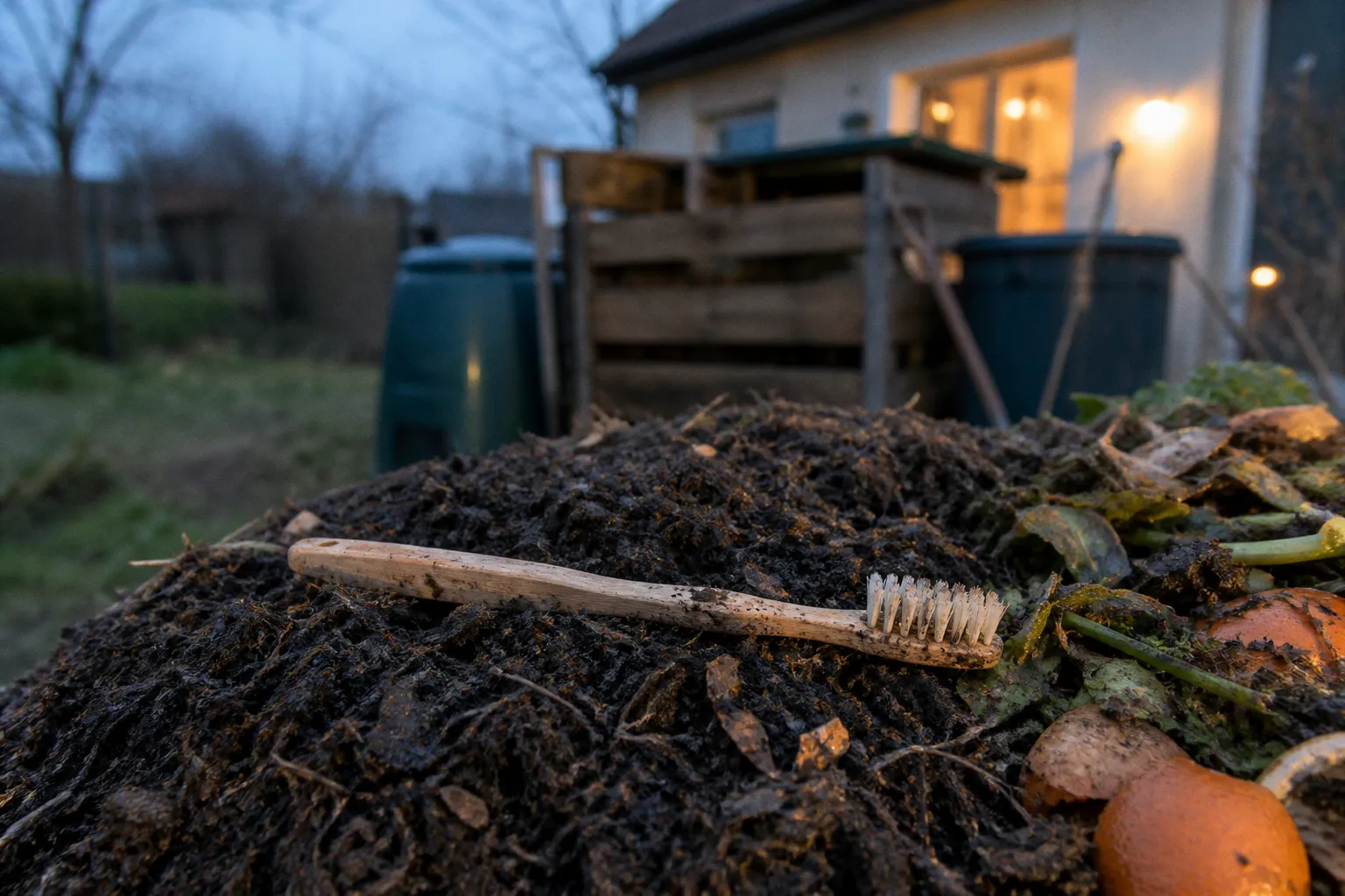 Brosse à dents en bambou : le piège du compostage
