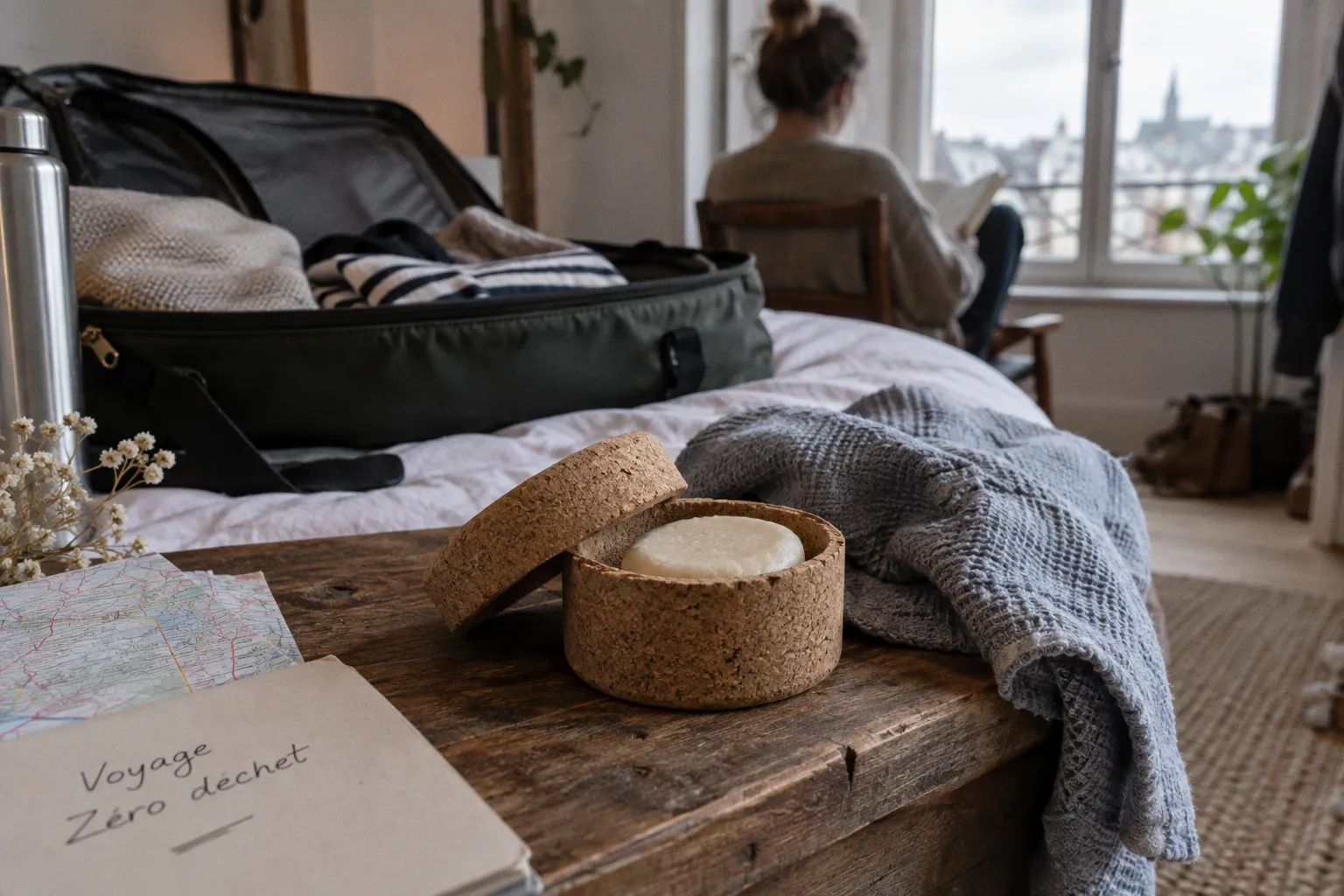 Cosmétiques solides en voyage : les défis du zéro déchet